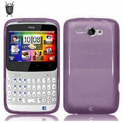FlexiShield Skin For HTC ChaCha - Purple