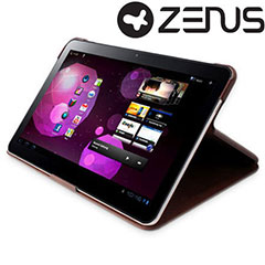 Zenus Prestige Mesh Patch Stand Series for Samsung Galaxy Tab 10.1 - Brown
