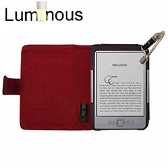 Luminous Case with Light for Amazon Kindle - Black /  Red