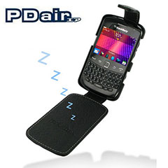 PDair Leather Flip Case - BlackBerry Curve 9360