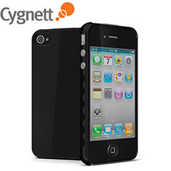 Cygnett AeroGrip Ergonomic Slimline Case For iPhone 4S / 4 - Black
