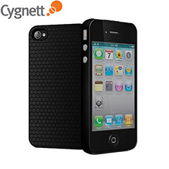 Cygnett Tactile Easy-Grip Case For iPhone 4S / 4 - Black