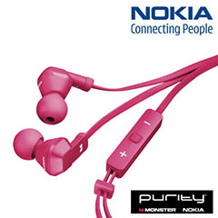 Nokia Purity In-Ear Stereo Headphones - Fuchsia