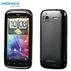 Momax iCase Pro for HTC Sensation XE/Sensation - Black/Black