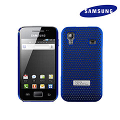 Genuine Samsung Galaxy Ace Mesh Vent Case - Blue