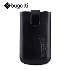 Bugatti SlimCase Leather Case - Large - Black