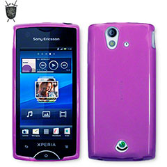 Flexishield Skin for Sony Ericsson Xperia ray - Purple