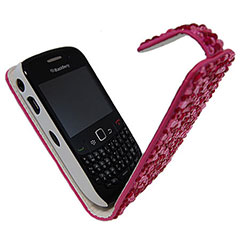 BlackBerry Curve 8520/9300 Diamante Flip Case - Pink