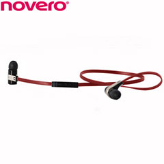 Novero Rockaway Stereo Bluetooth Headset - Black/Red
