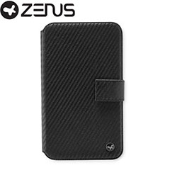 Zenus Prestige Carbon Diary Series for Samsung Galaxy Note - Black