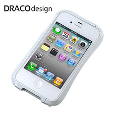 Draco Limited Edition Aluminium Bumper for the iPhone 4S / 4 - White