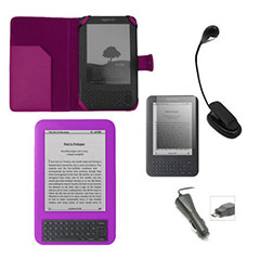 Kindle Keyboard Gift Pack - Purple