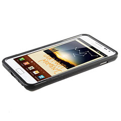 Samsung Galaxy Note Metallic Bumper - Black