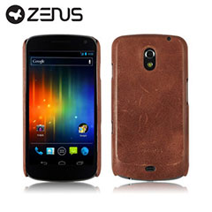 Zenus Prestige Vintage Leather Bar for Samsung Galaxy Nexus - Brown