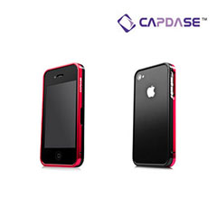 Capdase Alumor Bumper for iPhone 4S / 4 - Red / Black