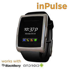 inPulse Smartwatch for Blackberry and Android Smartphones - Silver