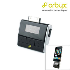 Orbyx FM Transmitter for iPhone, iPad & iPod