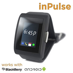 inPulse Smartwatch for Blackberry and Android Smartphones - Black