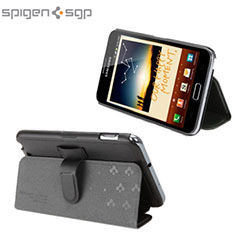SGP Samsung Galaxy Note Leather Case Stehen Series