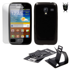 Flexishield Imperial Pack for Galaxy Ace Plus - Black