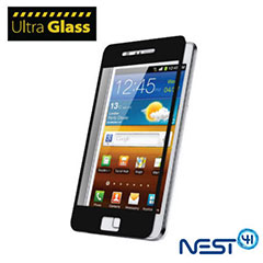 UltraGlass Protective Screen Cover for Samsung Galaxy S2  - Black