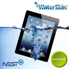 WaterSkin Protective Skin for iPad 3 / iPad 2  - Double Pack