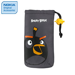 Nokia Angry Birds Pouch CP-3015 - Black Bird