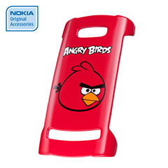 Nokia CC-3031 Angry Birds Hard Cover for Nokia Asha 303 - Red Bird