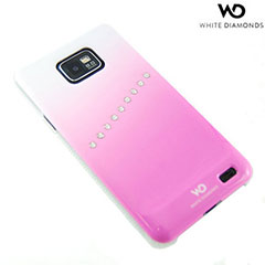 White Diamonds Samsung Galaxy S2 Case - Pink