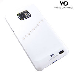 White Diamonds Samsung Galaxy S2 Case - White