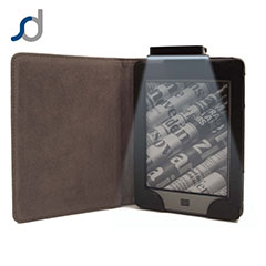 SD TabletWear Kindle Touch Case with Built-in Light - Black / Grey