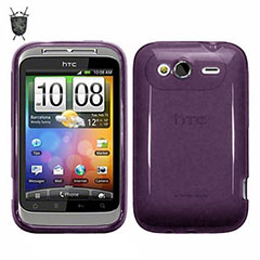 FlexiShield Skin For The HTC Wildfire S - Purple