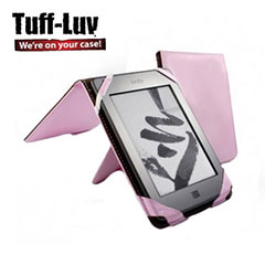 Tuff-Luv Kindle Touch Patent leather case - Pink