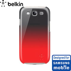 Belkin Shield Fade Case For Samsung Galaxy S3 - Black/Red