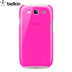Belkin Shield Sheer Case For Samsung Galaxy S3 - Pink
