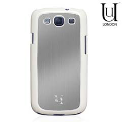Uunique Metallic Case For Samsung Galaxy S3 - Marble White