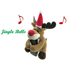 Musical Reindeer Phone Holder