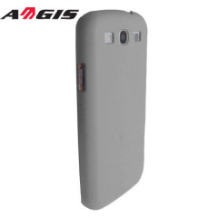 Aegis Rubber Hard Shell For Samsung Galaxy S3 - Silver