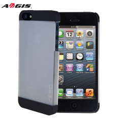 Aegis Rubber Hard Shell iPhone 5 Case - Clear and Black