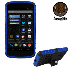 ArmourDillo Hybrid Protective Case for Google Nexus 4 - Blue