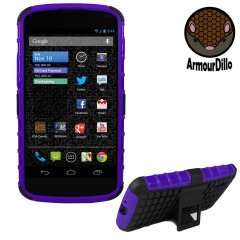 ArmourDillo Hybrid Protective Case for Google Nexus 4 - Purple