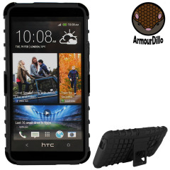 ArmourDillo Hybrid Protective Case for HTC One - Black