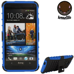 ArmourDillo Hybrid Protective Case for HTC One - Blue