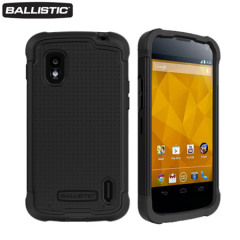 Ballistic Shell Gel Case for Google Nexus 4 - Black