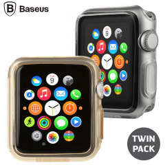 Baseus Apple Watch 2 / 1 Transparent Shell Case - 42mm - Twin Pac