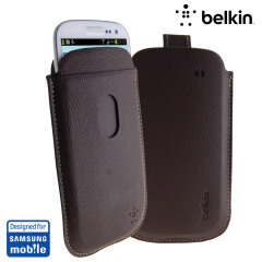 Belkin Leather Style Pouch for Samsung Galaxy S3 - Brown
