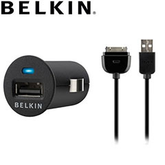 Belkin Micro Auto Charger + Charge Sync Cable
