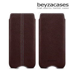 Beyza Zero Series Leather for iPhone 5 Case - Brown