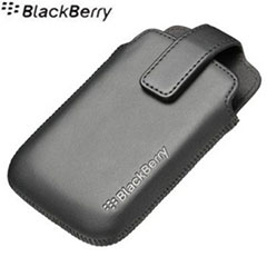 BlackBerry Curve 9380 Leather Swivel Holster - ACC-42448-201 - Black