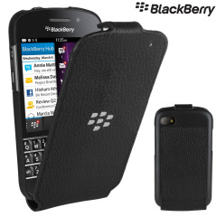 BlackBerry Q10 Flip Shell - Black - ACC-50707-201